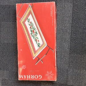 Vintage Holly Tray with Rack